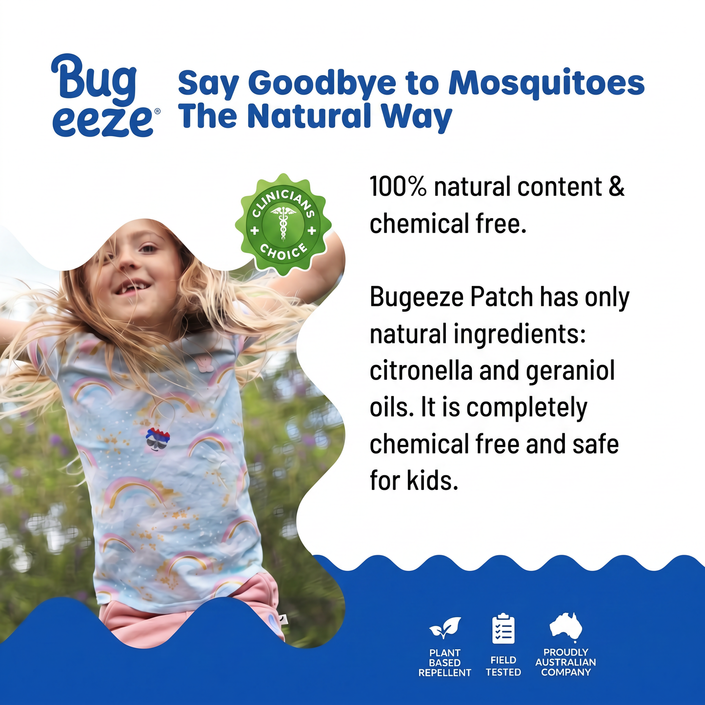 Natural Mosquito Repellent Patches for Kids